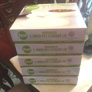 5 Food Network Pressure Cooker Inner Pot Lids NIB